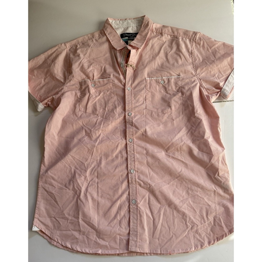 NWT Desert Dunes Men's XL Coral Shirt Short Sleeve